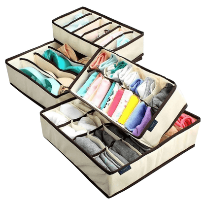 Set de 4 Organizadores de Ropa Interior